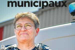 Affiche pour la campagne de recrutement de la Police municipale 2023