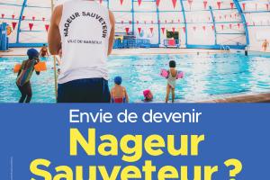 Affiche Nageuse Sauveteuse