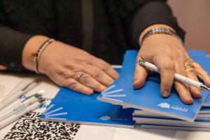 Des goodies distribués